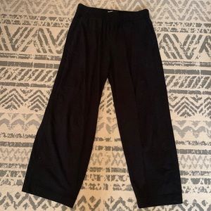 Everlane Black Wide Leg Pull on Pants